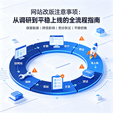 新邵建站-网站改版注意事项：从调研到平稳上线的全流程指南