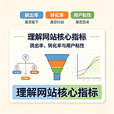 武冈建站-理解网站核心指标：跳出率、转化率与用户粘性