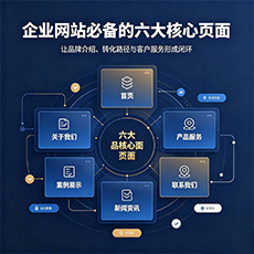 邵东建站-企业网站必备的六大核心页面